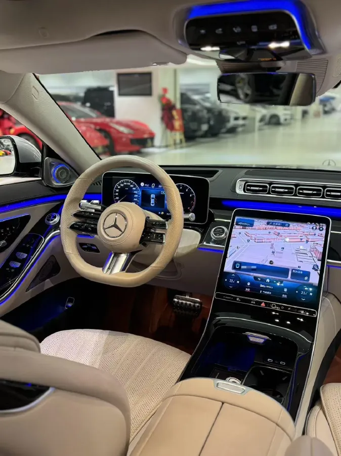 2022 Mercedes-Benz S Class 2.5T 367HP L6 9AT,autocango,china used car exporter,china ev exporter,chinese used car exporter,chinese used ev exporter