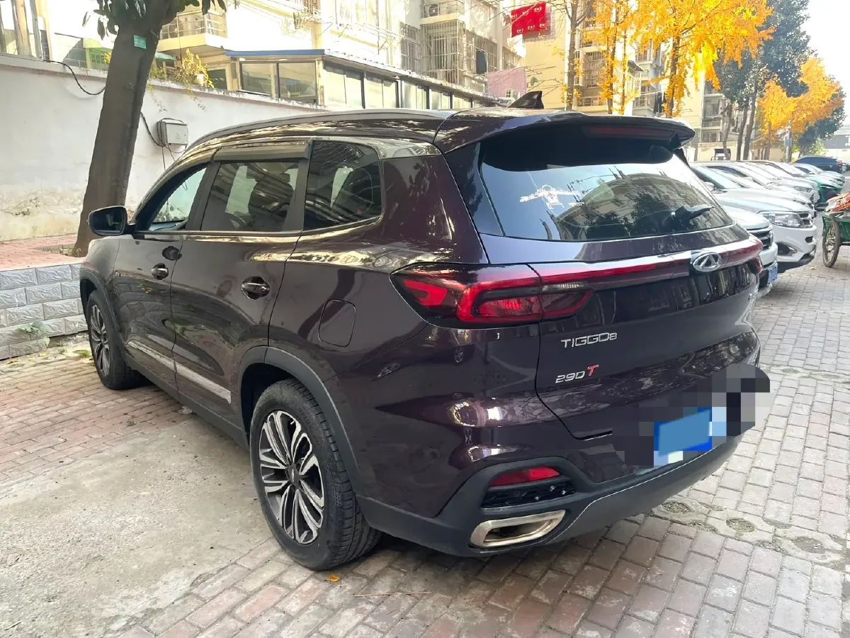 2019 Chery Tiggo 8 1.6T 197HP L4 7DCT,autocango,china used car exporter,china ev exporter,chinese used car exporter,chinese used ev exporter