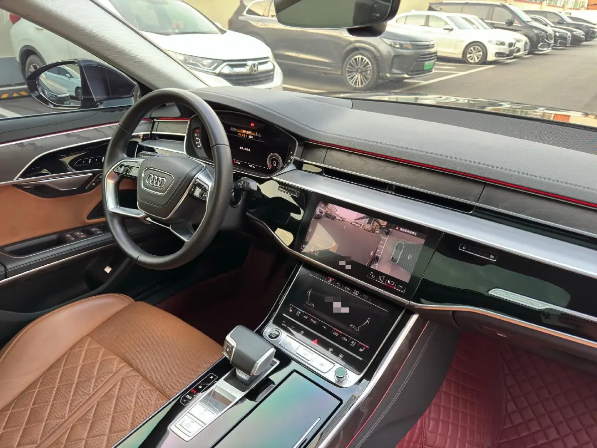 2024 Audi A8 3.0T 286HP V6 8AT,autocango,china used car exporter,china ev exporter,chinese used car exporter,chinese used ev exporter