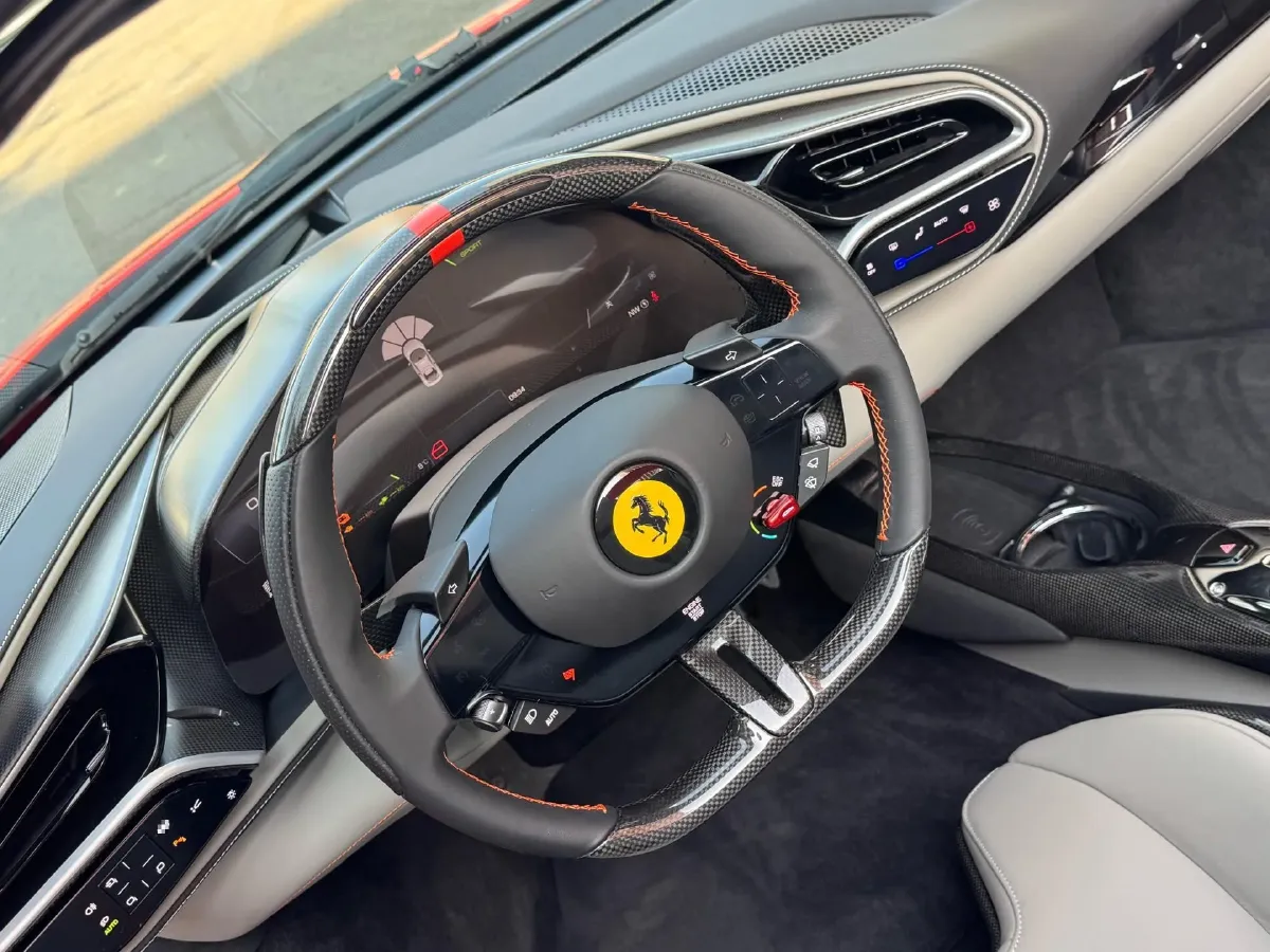 2022 Ferrari 296 3.0T 663HP V6 8DCT PHEV 7.45KWH,autocango,china used car exporter,china ev exporter,chinese used car exporter,chinese used ev exporter