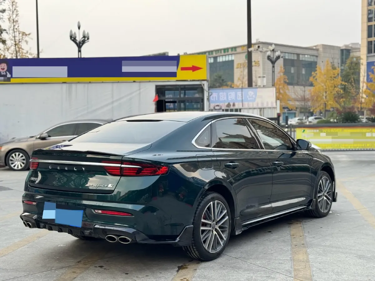 2023 Geely Preface 2.0T 190HP L4 7DCT,autocango,china used car exporter,china ev exporter,chinese used car exporter,chinese used ev exporter