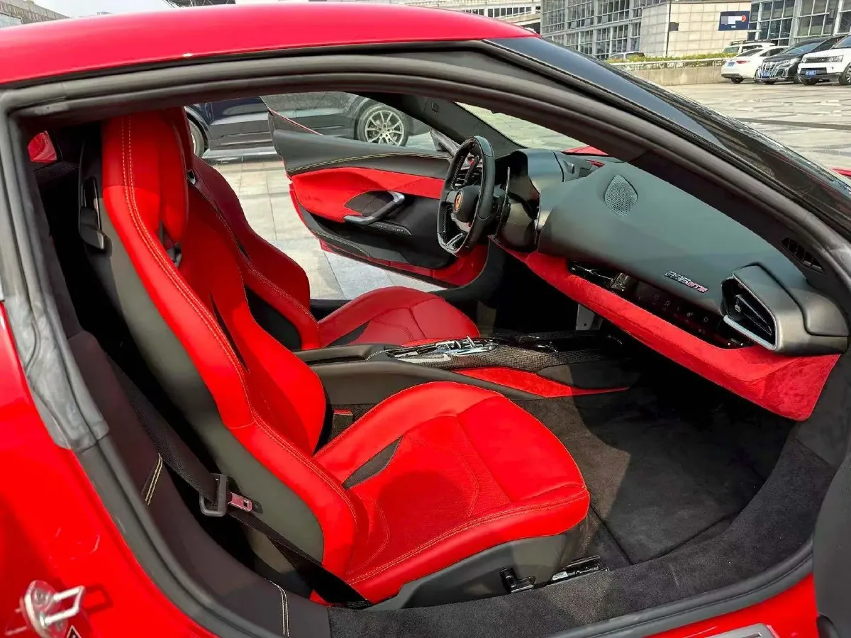 2021 Ferrari 296 3.0T 663HP V6 8DCT PHEV 7.45KWH,autocango,china used car exporter,china ev exporter,chinese used car exporter,chinese used ev exporter