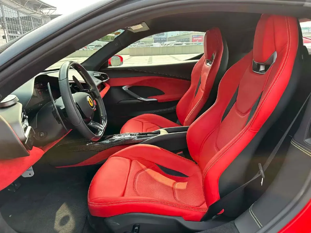 2021 Ferrari 296 3.0T 663HP V6 8DCT PHEV 7.45KWH,autocango,china used car exporter,china ev exporter,chinese used car exporter,chinese used ev exporter