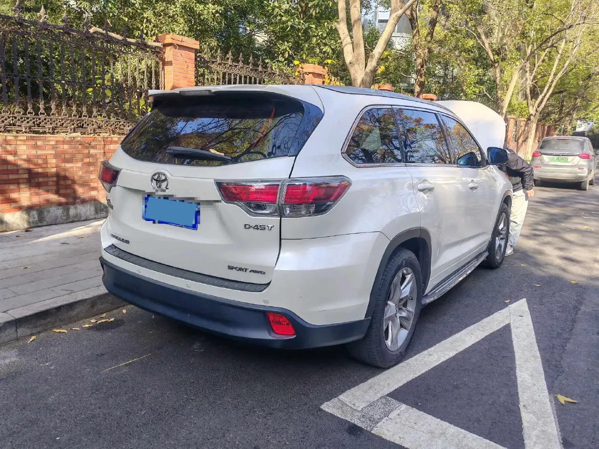2017 Toyota Highlander 2.0T 220HP L4 6AT,autocango,china used car exporter,china ev exporter,chinese used car exporter,chinese used ev exporter