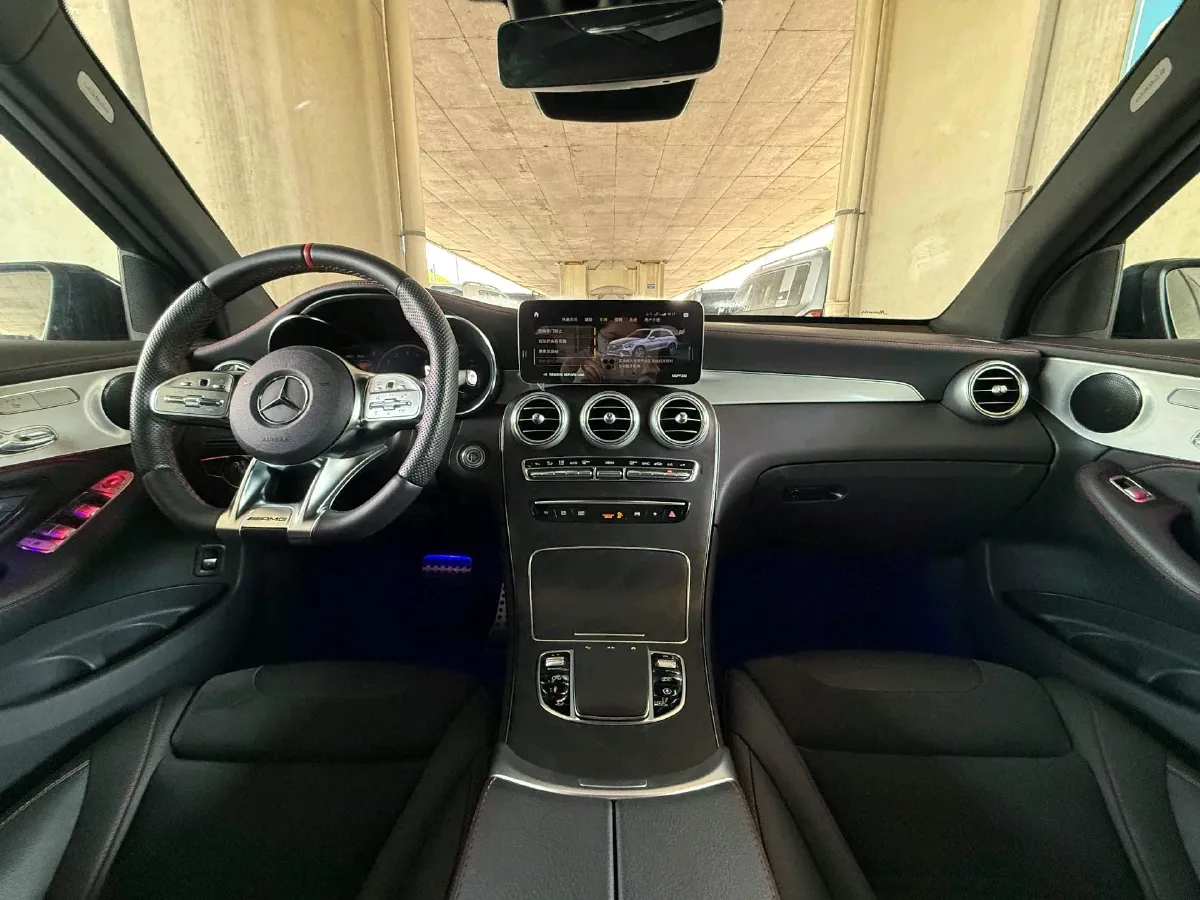 2022 Mercedes-Benz GLC AMG 3.0T 390HP V6 9AT,autocango,china used car exporter,china ev exporter,chinese used car exporter,chinese used ev exporter