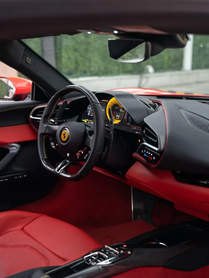 2021 Ferrari 296 3.0T 663HP V6 8DCT PHEV 7.45KWH,autocango,china used car exporter,china ev exporter,chinese used car exporter,chinese used ev exporter