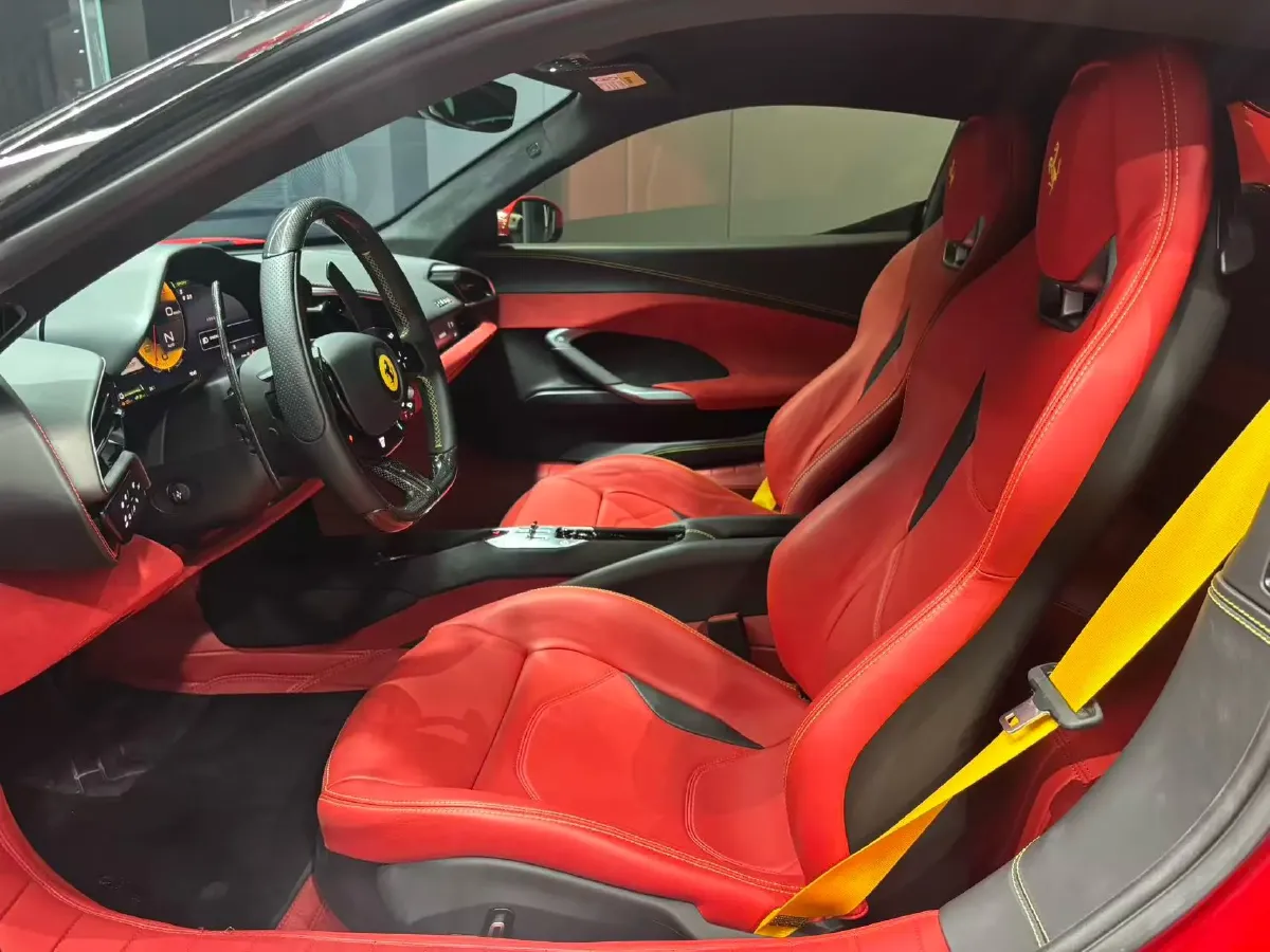 2021 Ferrari 296 3.0T 663HP V6 8DCT PHEV 7.45KWH,autocango,china used car exporter,china ev exporter,chinese used car exporter,chinese used ev exporter