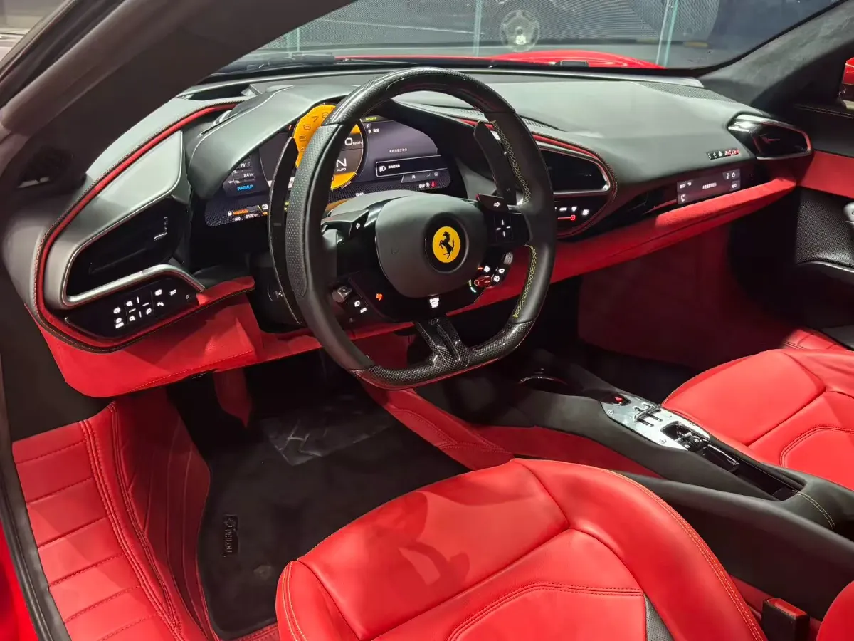 2021 Ferrari 296 3.0T 663HP V6 8DCT PHEV 7.45KWH,autocango,china used car exporter,china ev exporter,chinese used car exporter,chinese used ev exporter