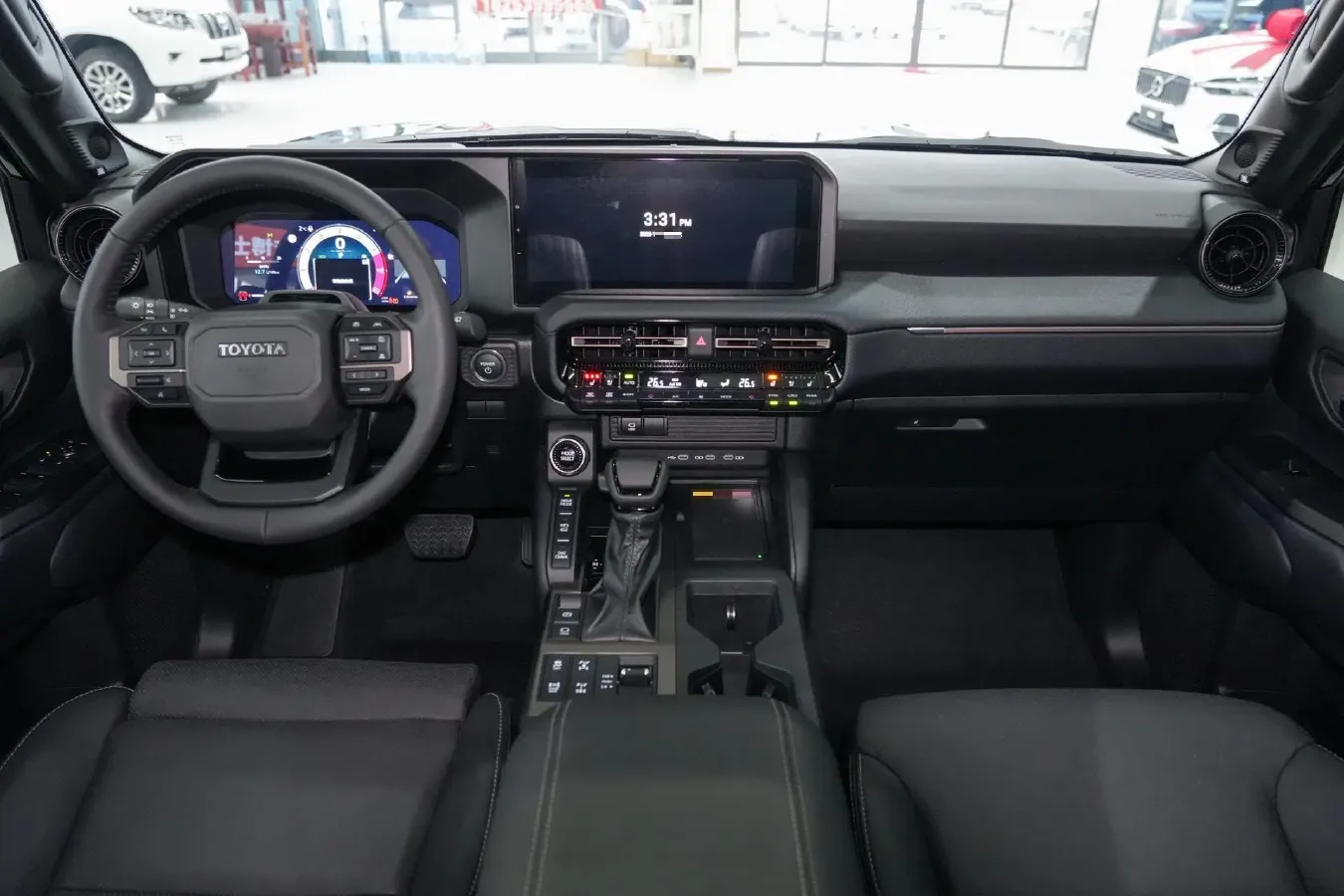 2025 Toyota Land Cruiser Prado 2.4T 282HP L4 8AT Hybrid 5.1KWH,autocango,china used car exporter,china ev exporter,chinese used car exporter,chinese used ev exporter