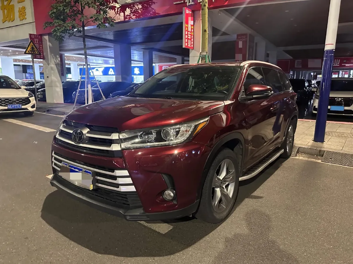 2018 Toyota Highlander 2.0T 220HP L4 6AT,autocango,china used car exporter,china ev exporter,chinese used car exporter,chinese used ev exporter