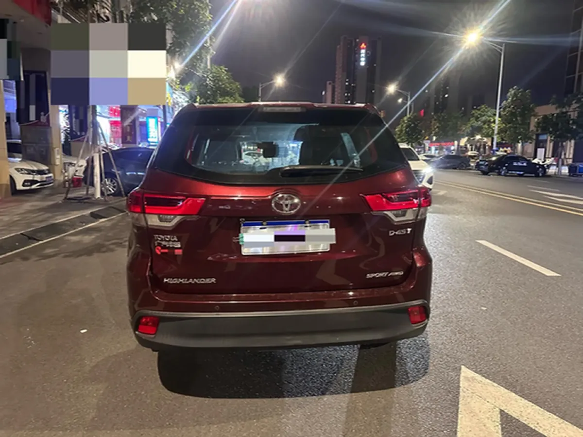 2018 Toyota Highlander 2.0T 220HP L4 6AT,autocango,china used car exporter,china ev exporter,chinese used car exporter,chinese used ev exporter