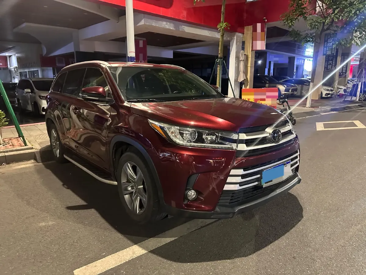 2018 Toyota Highlander 2.0T 220HP L4 6AT,autocango,china used car exporter,china ev exporter,chinese used car exporter,chinese used ev exporter