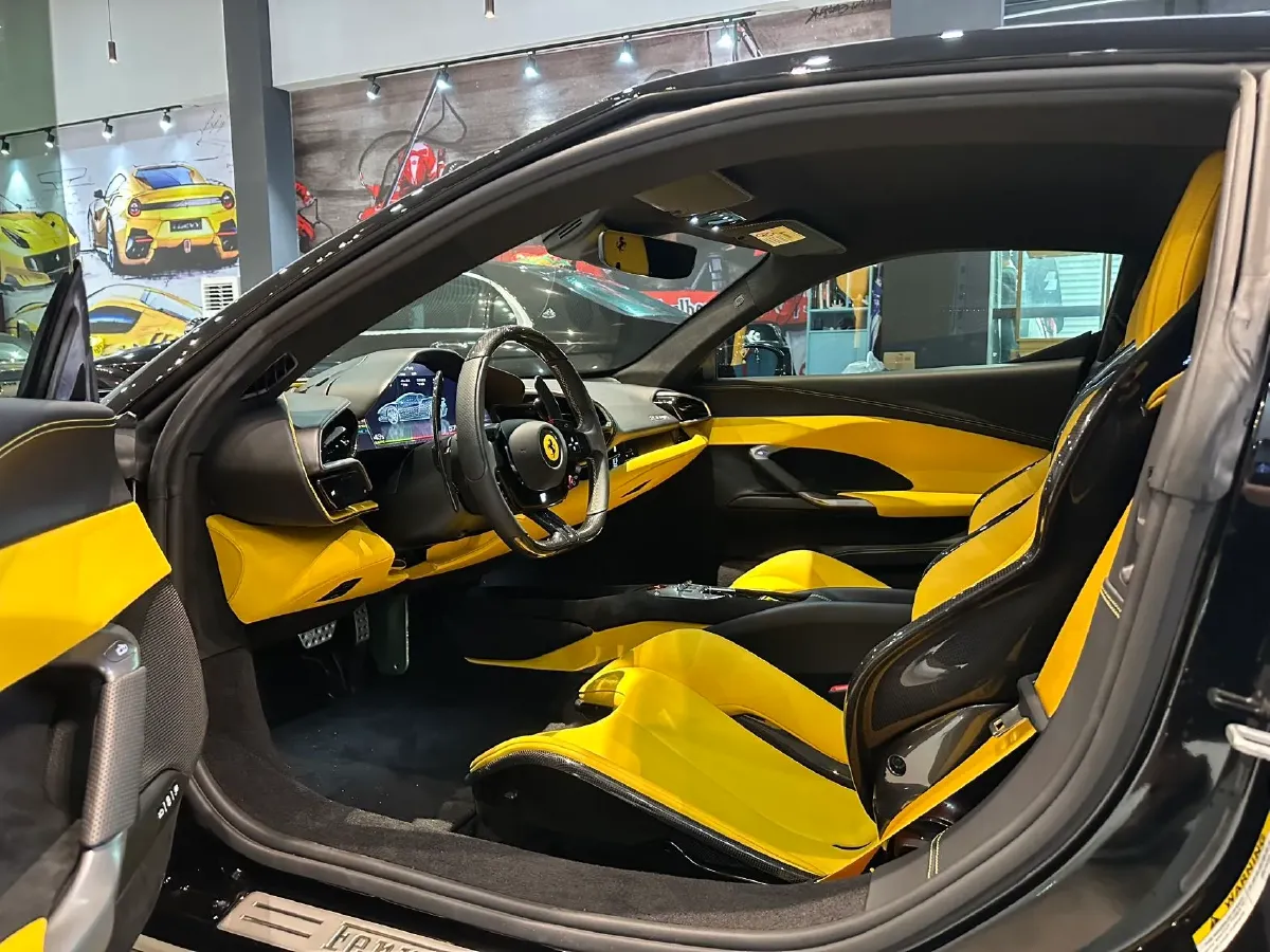 2021 Ferrari 296 3.0T 663HP V6 8DCT PHEV 7.45KWH,autocango,china used car exporter,china ev exporter,chinese used car exporter,chinese used ev exporter