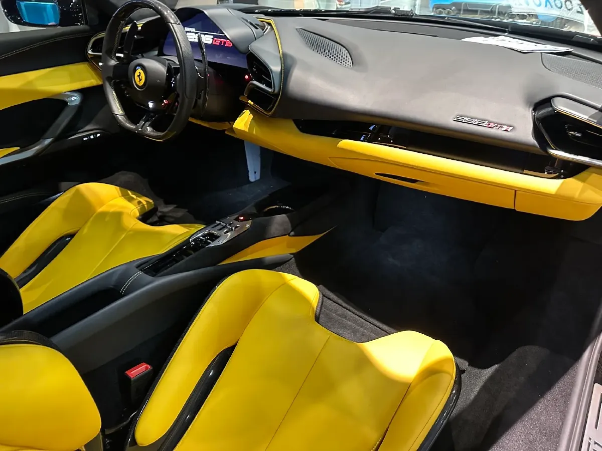 2021 Ferrari 296 3.0T 663HP V6 8DCT PHEV 7.45KWH,autocango,china used car exporter,china ev exporter,chinese used car exporter,chinese used ev exporter