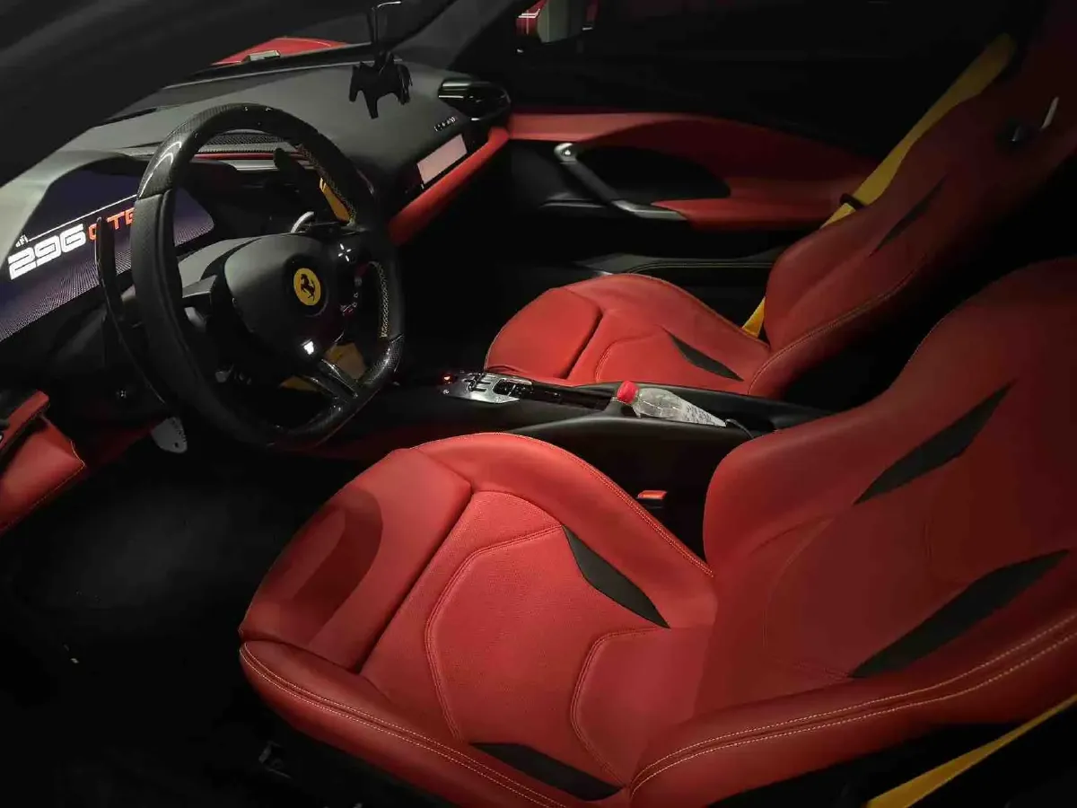 2021 Ferrari 296 3.0T 663HP V6 8DCT PHEV 7.45KWH,autocango,china used car exporter,china ev exporter,chinese used car exporter,chinese used ev exporter