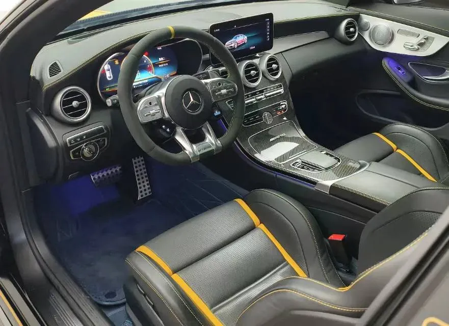 2021 Mercedes-Benz C AMG 4.0T 476HP V8 9AT,autocango,china used car exporter,china ev exporter,chinese used car exporter,chinese used ev exporter