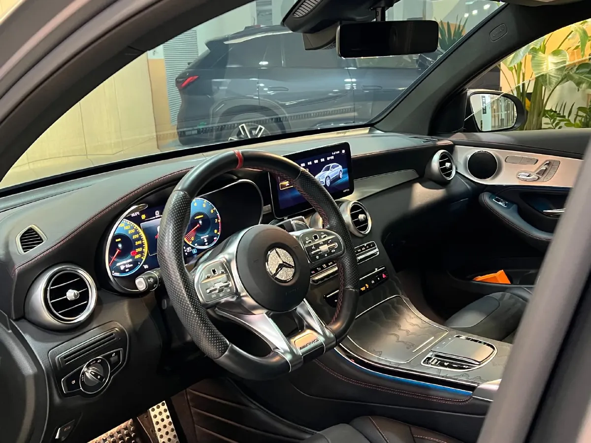 2020 Mercedes-Benz GLC Coupe AMG 3.0T 390HP V6 9AT,autocango,china used car exporter,china ev exporter,chinese used car exporter,chinese used ev exporter