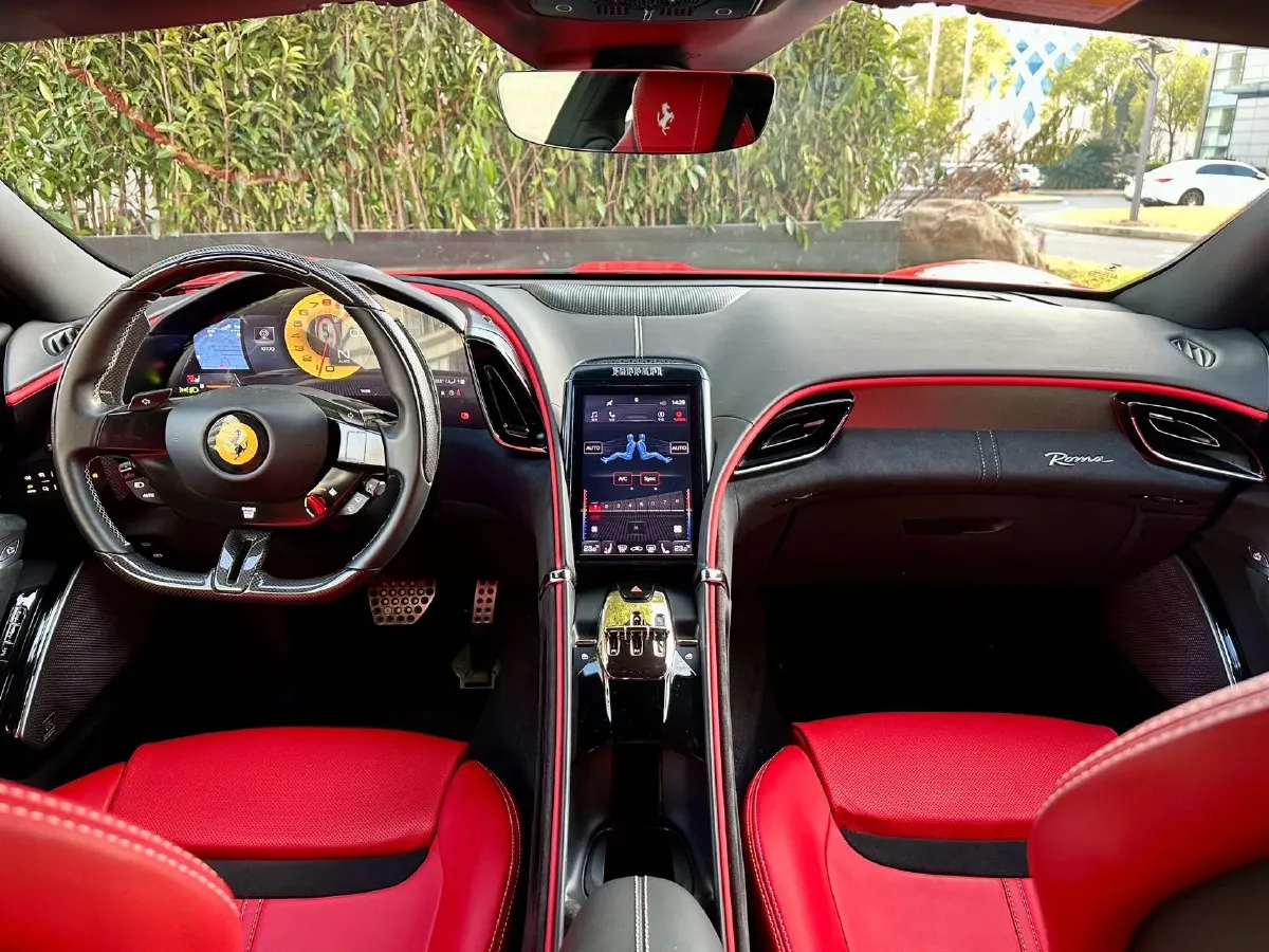 2020 Ferrari Roma 3.9T 620HP V8 8DCT,autocango,china used car exporter,china ev exporter,chinese used car exporter,chinese used ev exporter