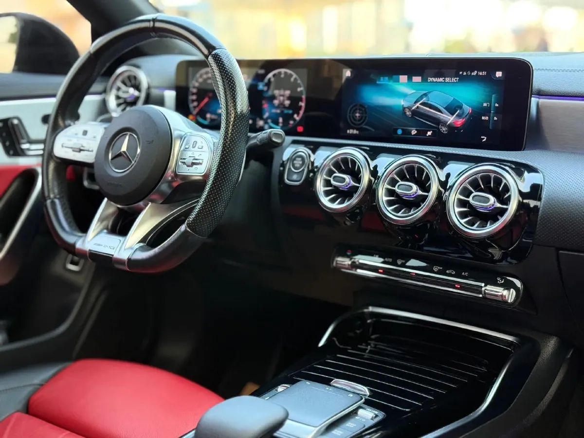 2021 Mercedes-Benz CLA AMG 2.0T 306HP L4 7DCT,autocango,china used car exporter,china ev exporter,chinese used car exporter,chinese used ev exporter