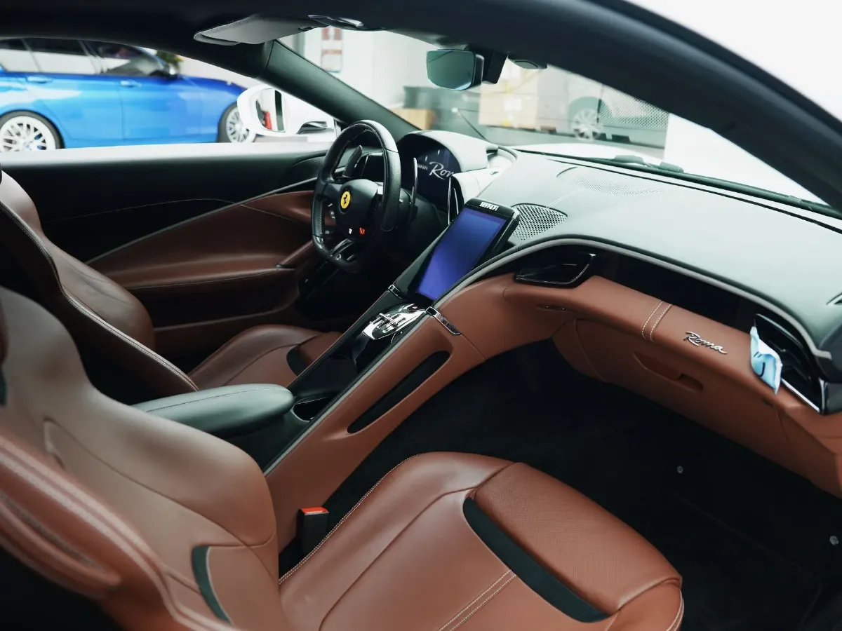 2020 Ferrari Roma 3.9T 620HP V8 8DCT,autocango,china used car exporter,china ev exporter,chinese used car exporter,chinese used ev exporter