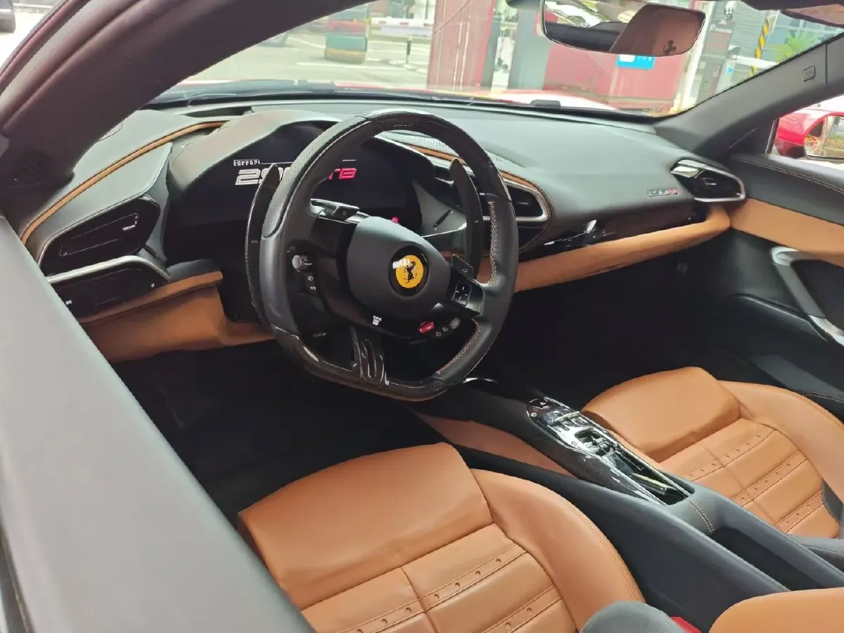2021 Ferrari 296 3.0T 663HP V6 8DCT PHEV 7.45KWH,autocango,china used car exporter,china ev exporter,chinese used car exporter,chinese used ev exporter