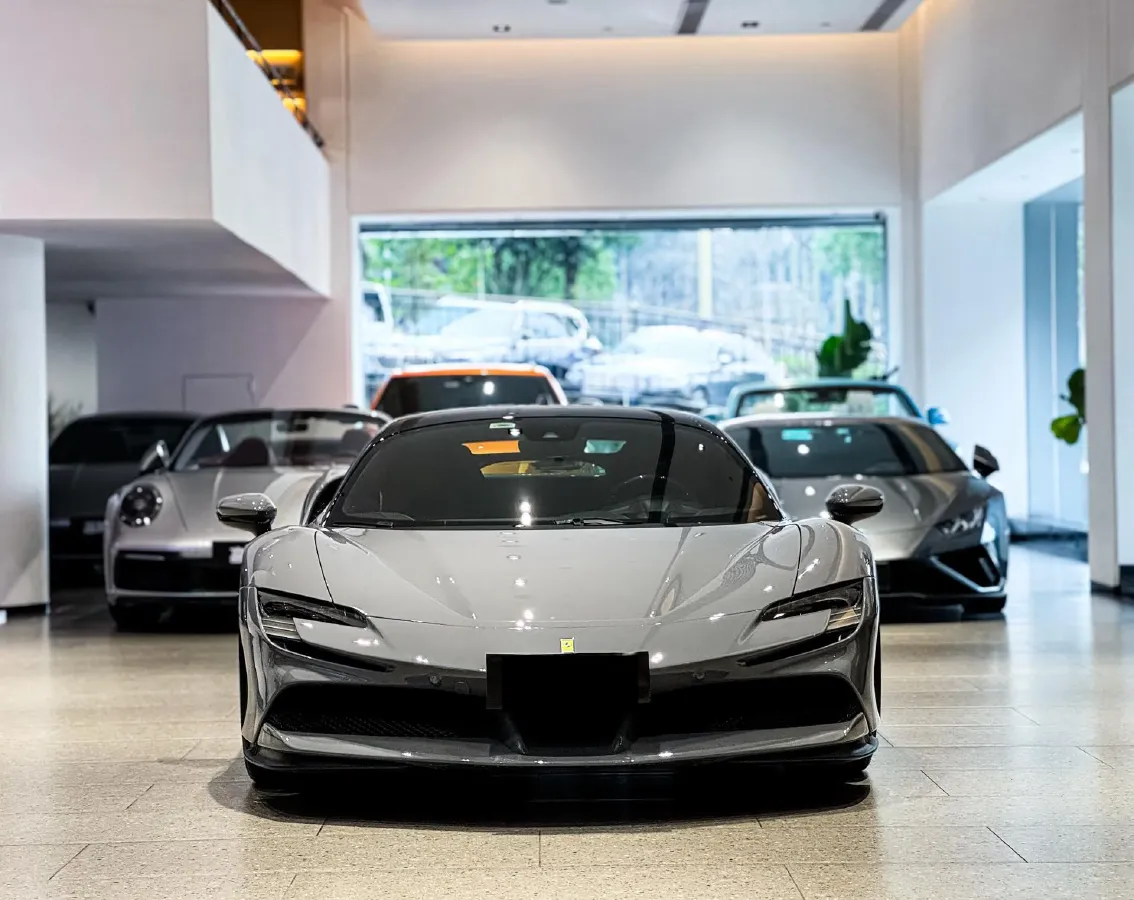 2020 Ferrari SF90 3.9T 781HP V8 8DCT PHEV 7.9KWH,autocango,china used car exporter,china ev exporter,chinese used car exporter,chinese used ev exporter