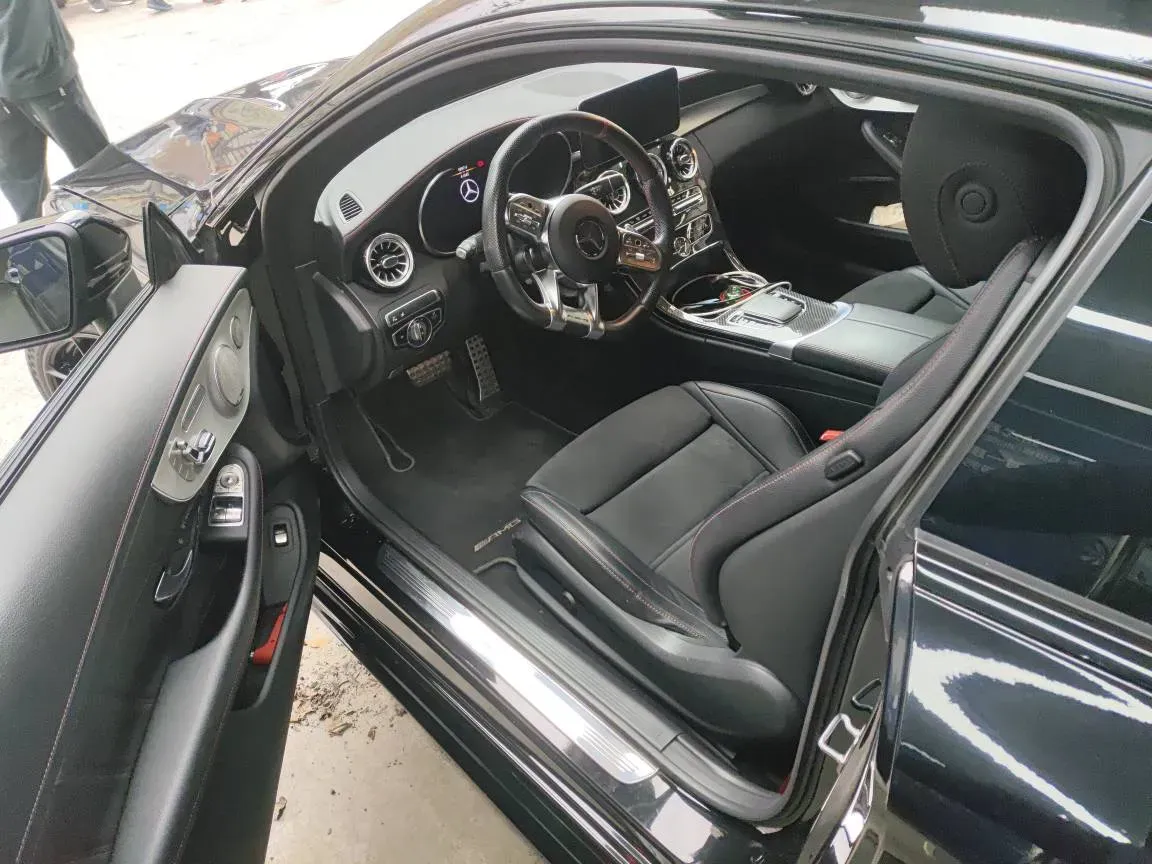 2019 Mercedes-Benz C AMG 3.0T 390HP V6 9AT,autocango,china used car exporter,china ev exporter,chinese used car exporter,chinese used ev exporter