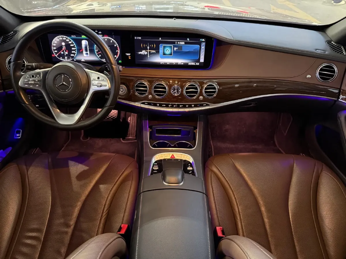 2020 Mercedes-Benz S Class 3.0T 299HP L6 9AT,autocango,china used car exporter,china ev exporter,chinese used car exporter,chinese used ev exporter