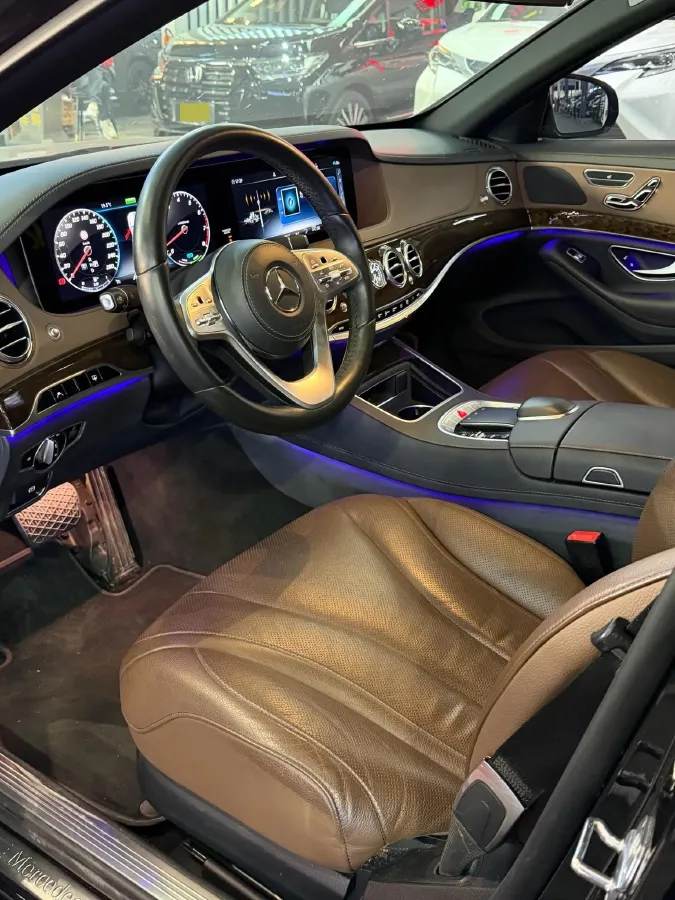 2020 Mercedes-Benz S Class 3.0T 299HP L6 9AT,autocango,china used car exporter,china ev exporter,chinese used car exporter,chinese used ev exporter