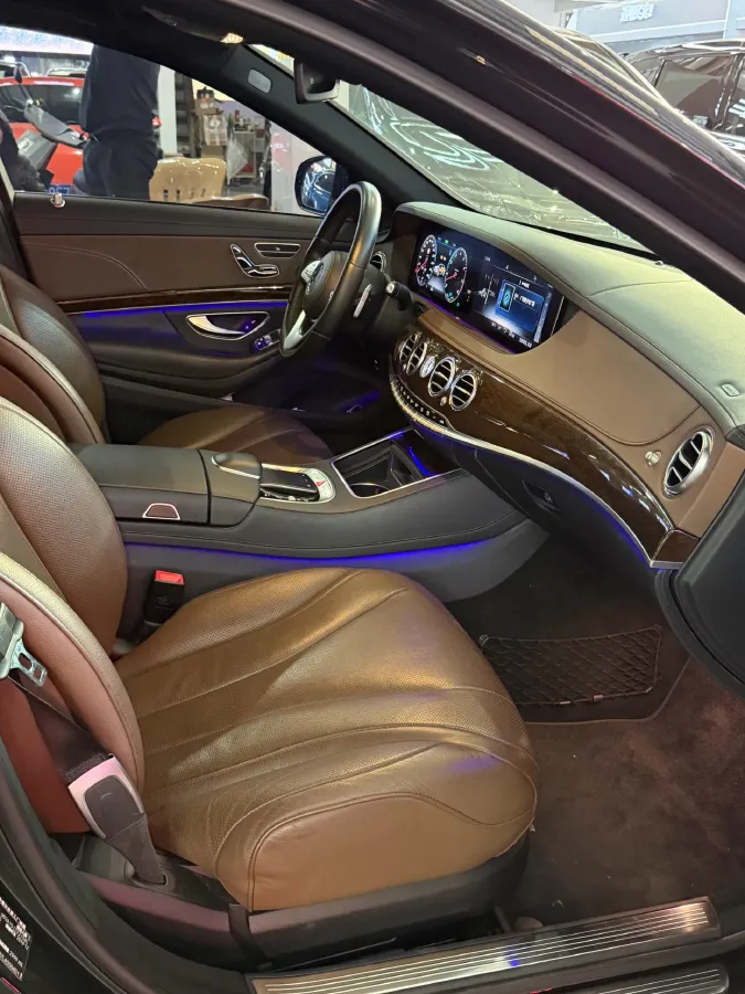 2020 Mercedes-Benz S Class 3.0T 299HP L6 9AT,autocango,china used car exporter,china ev exporter,chinese used car exporter,chinese used ev exporter