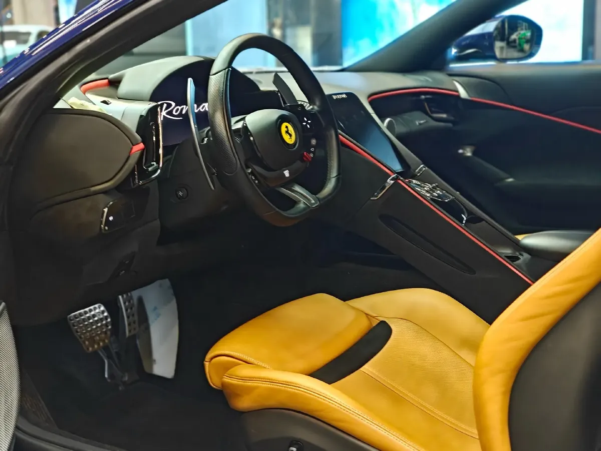 2020 Ferrari Roma 3.9T 620HP V8 8DCT,autocango,china used car exporter,china ev exporter,chinese used car exporter,chinese used ev exporter