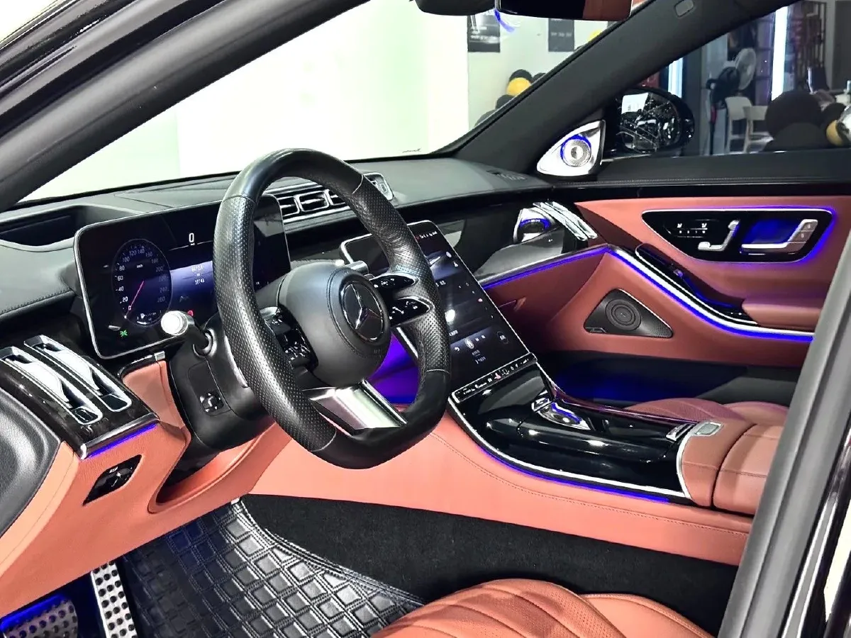 2023 Mercedes-Benz S Class 2.5T 367HP L6 9AT,autocango,china used car exporter,china ev exporter,chinese used car exporter,chinese used ev exporter