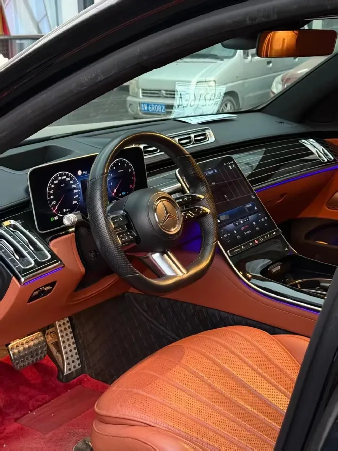 2022 Mercedes-Benz S Class 2.5T 367HP L6 9AT,autocango,china used car exporter,china ev exporter,chinese used car exporter,chinese used ev exporter