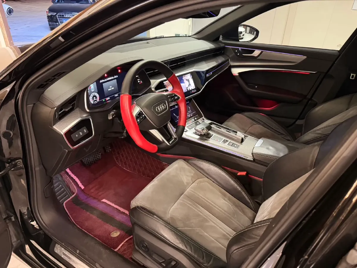 2021 Audi A6L 2.0T 190HP L4 7DCT,autocango,china used car exporter,china ev exporter,chinese used car exporter,chinese used ev exporter