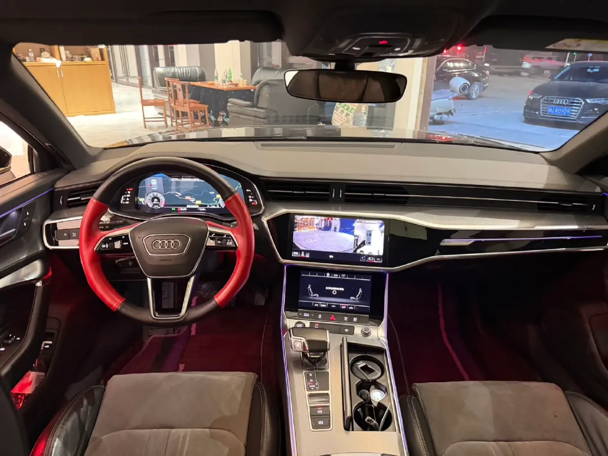 2021 Audi A6L 2.0T 190HP L4 7DCT,autocango,china used car exporter,china ev exporter,chinese used car exporter,chinese used ev exporter