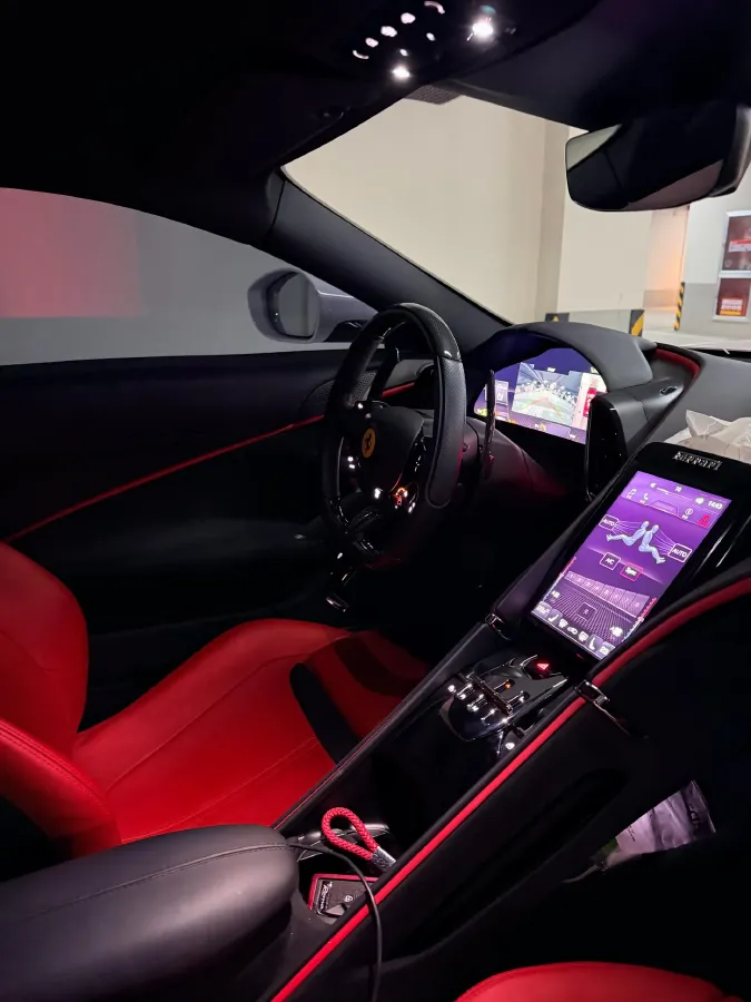 2020 Ferrari Roma 3.9T 620HP V8 8DCT,autocango,china used car exporter,china ev exporter,chinese used car exporter,chinese used ev exporter