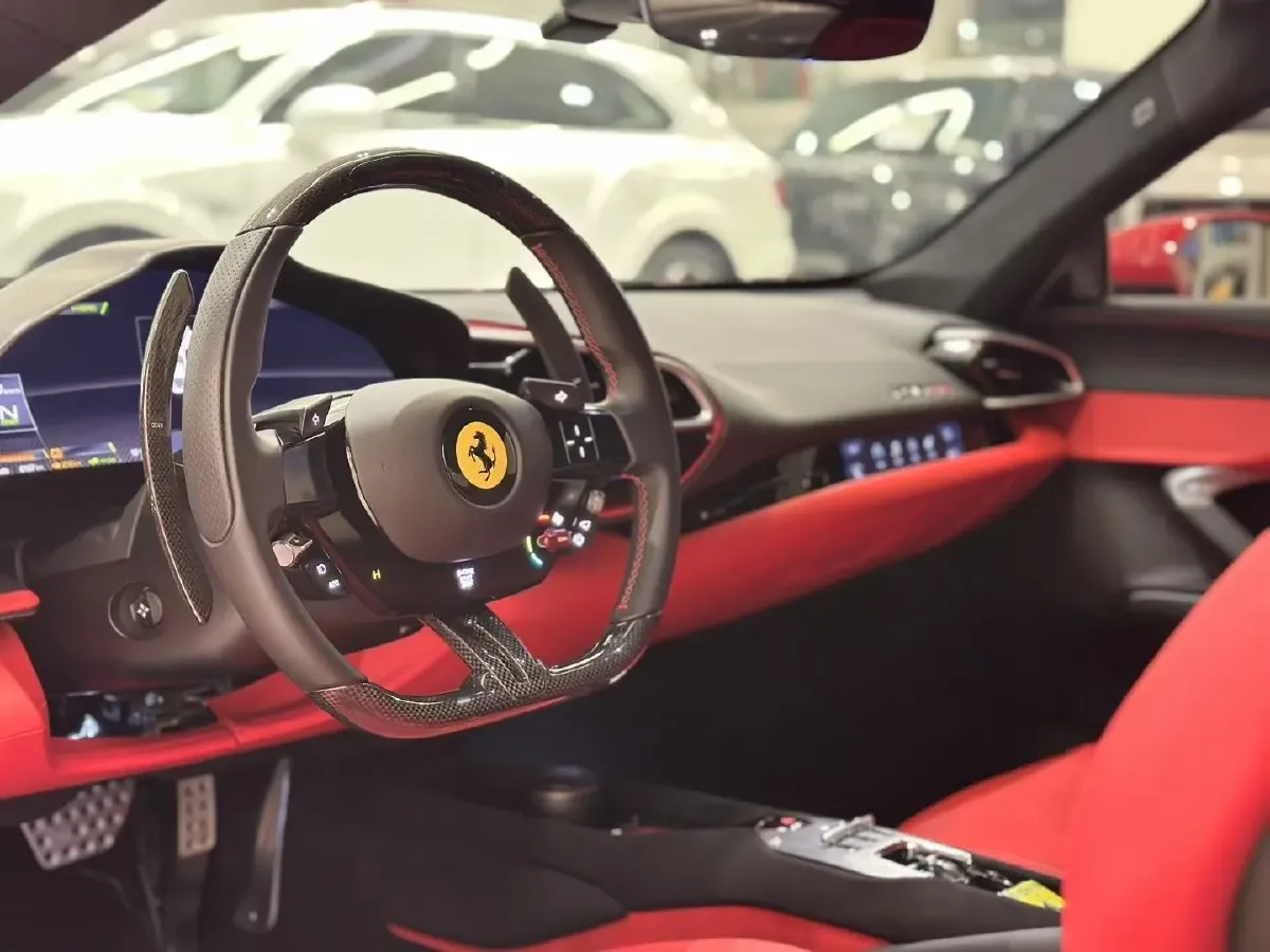 2021 Ferrari 296 3.0T 663HP V6 8DCT PHEV 7.45KWH,autocango,china used car exporter,china ev exporter,chinese used car exporter,chinese used ev exporter