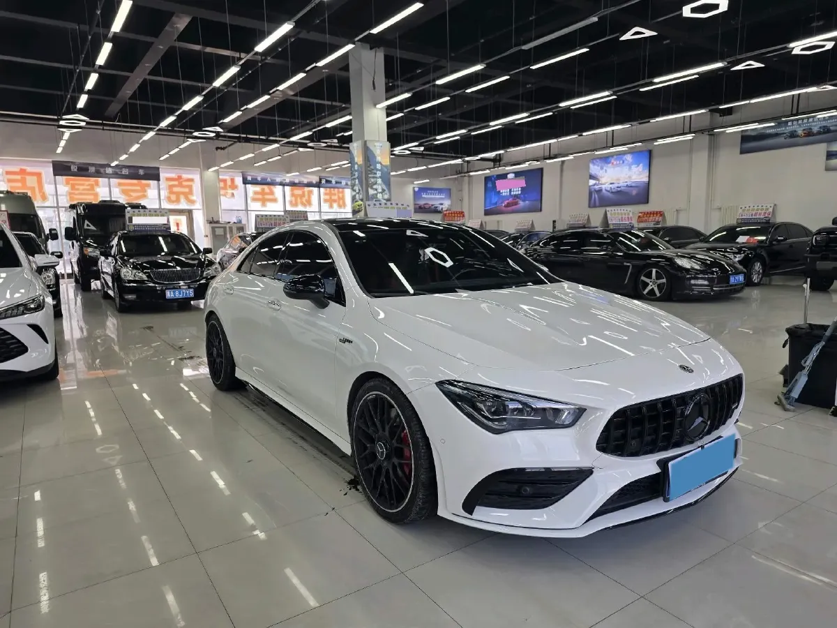 2021 Mercedes-Benz CLA AMG 2.0T 306HP L4 7DCT,autocango,china used car exporter,china ev exporter,chinese used car exporter,chinese used ev exporter