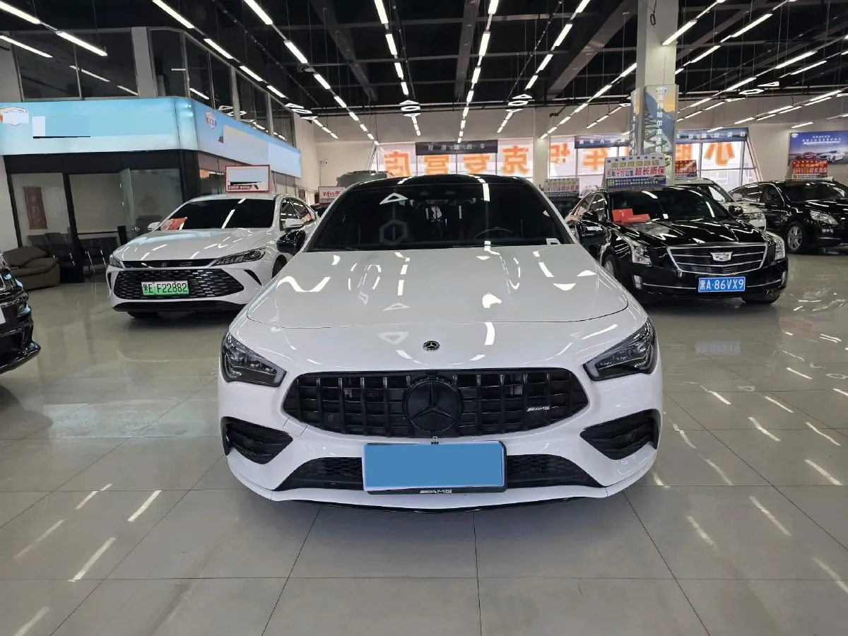 2021 Mercedes-Benz CLA AMG 2.0T 306HP L4 7DCT,autocango,china used car exporter,china ev exporter,chinese used car exporter,chinese used ev exporter