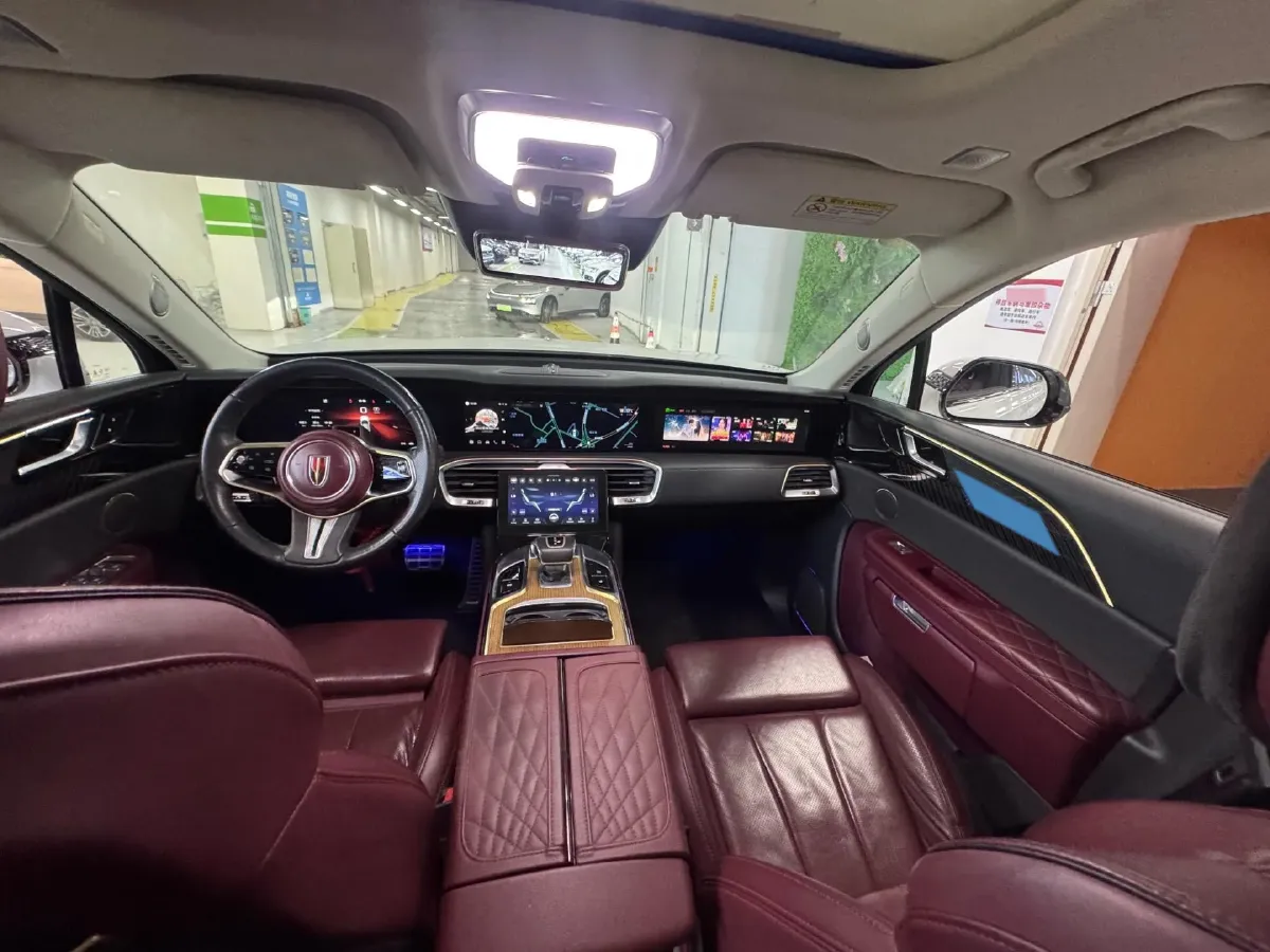 2022 HongQi E-HS9 BEV 120KWH,autocango,china used car exporter,china ev exporter,chinese used car exporter,chinese used ev exporter