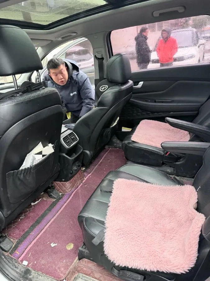 2019 Hyundai Santafe 2.0T 240HP L4 8AT,autocango,china used car exporter,china ev exporter,chinese used car exporter,chinese used ev exporter