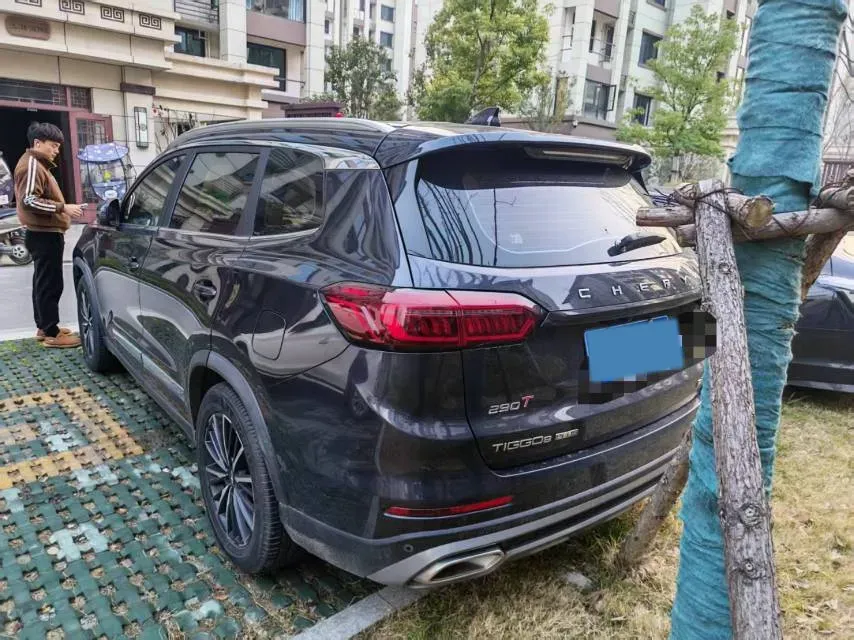 2021 Chery Tiggo 8 Plus 1.6T 197HP L4 7DCT,autocango,china used car exporter,china ev exporter,chinese used car exporter,chinese used ev exporter