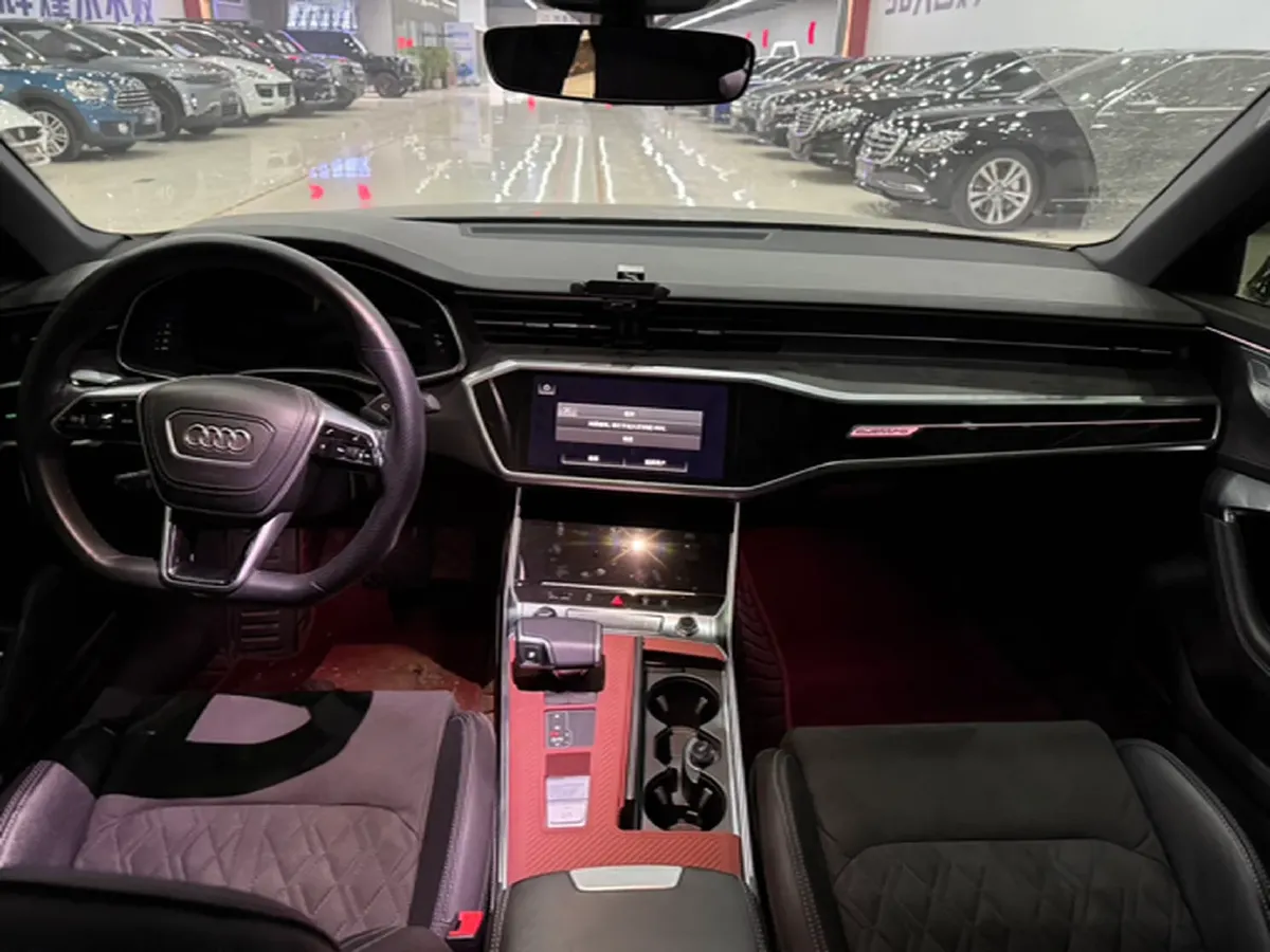 2024 Audi A6L 3.0T 340HP V6 7DCT,autocango,china used car exporter,china ev exporter,chinese used car exporter,chinese used ev exporter