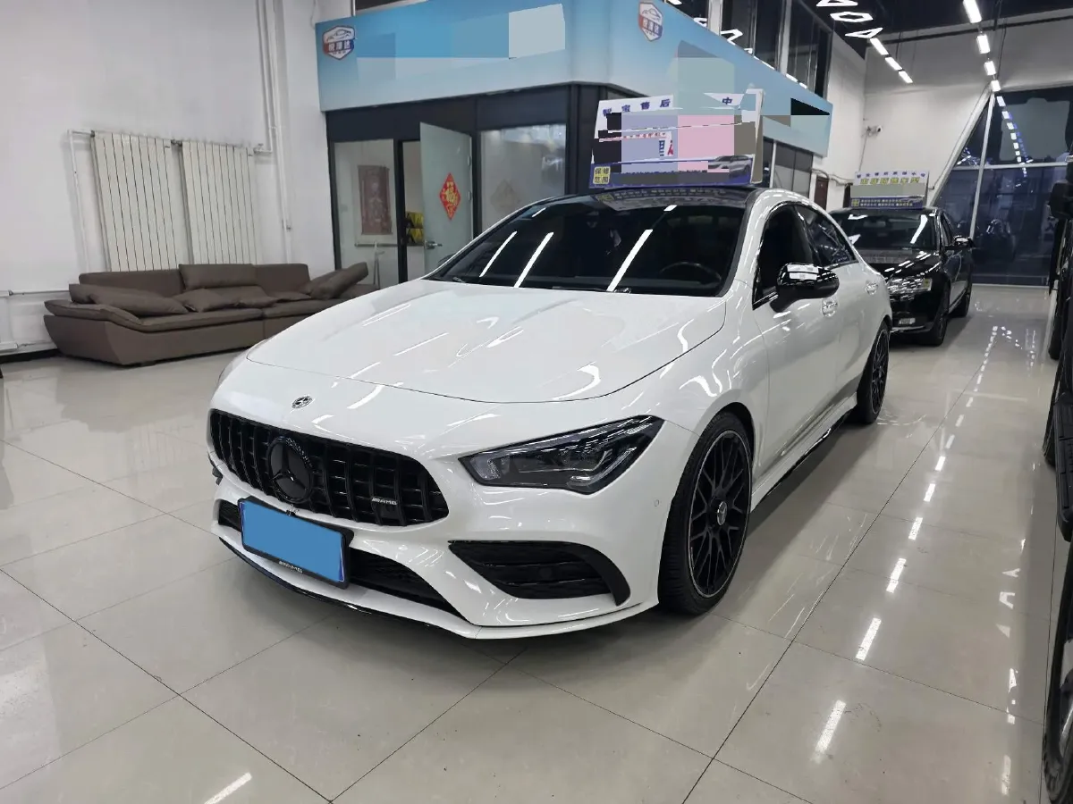 2021 Mercedes-Benz CLA AMG 2.0T 306HP L4 7DCT,autocango,china used car exporter,china ev exporter,chinese used car exporter,chinese used ev exporter