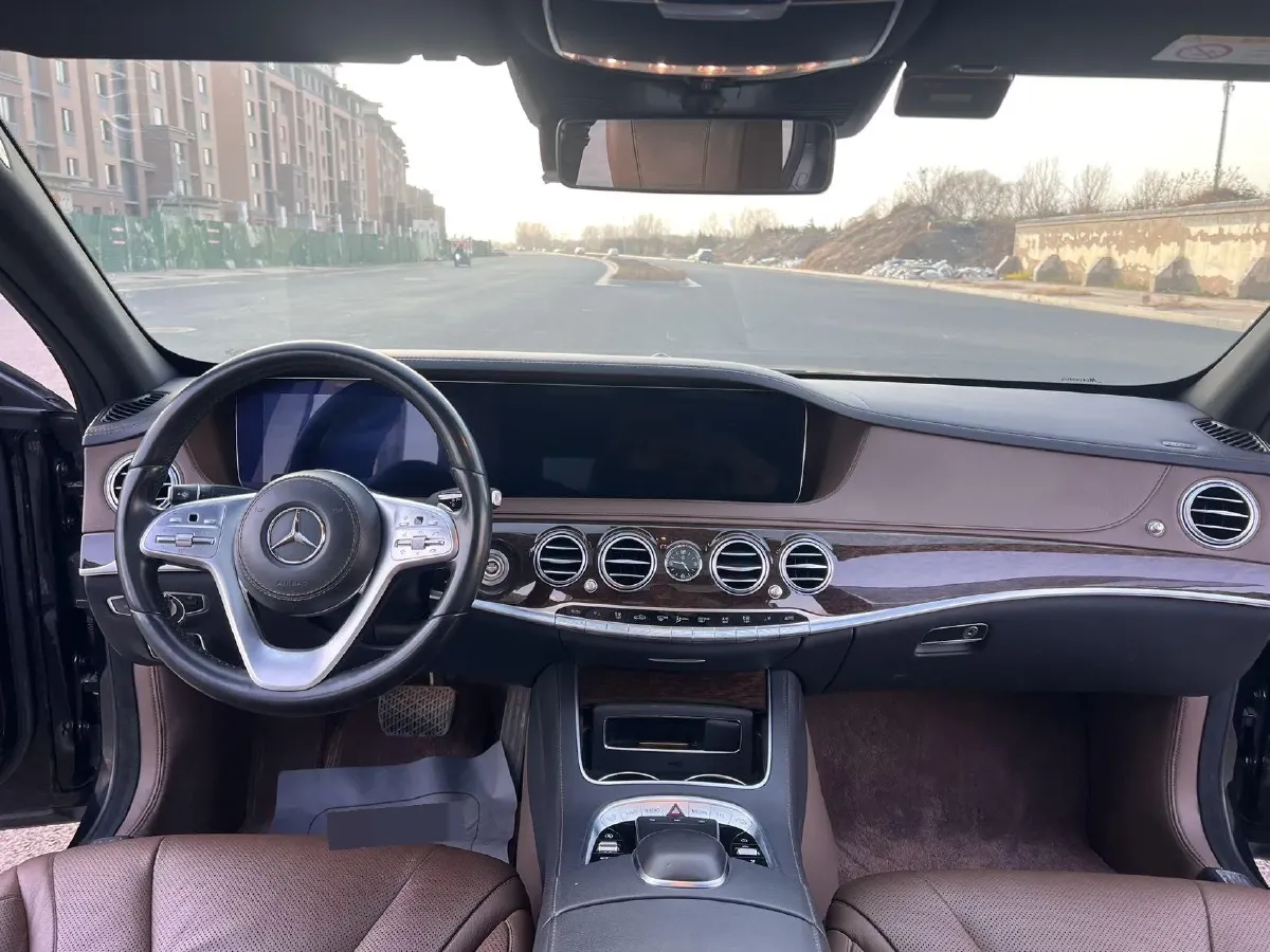 2020 Mercedes-Benz S Class 3.0T 299HP L6 9AT,autocango,china used car exporter,china ev exporter,chinese used car exporter,chinese used ev exporter