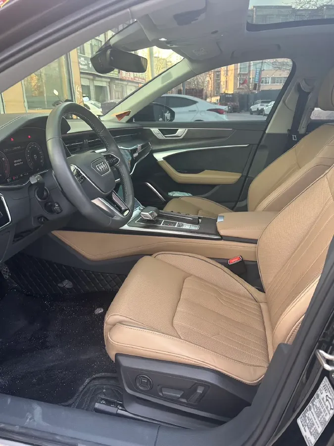 2021 Audi A6L 3.0T 340HP V6 7DCT,autocango,china used car exporter,china ev exporter,chinese used car exporter,chinese used ev exporter