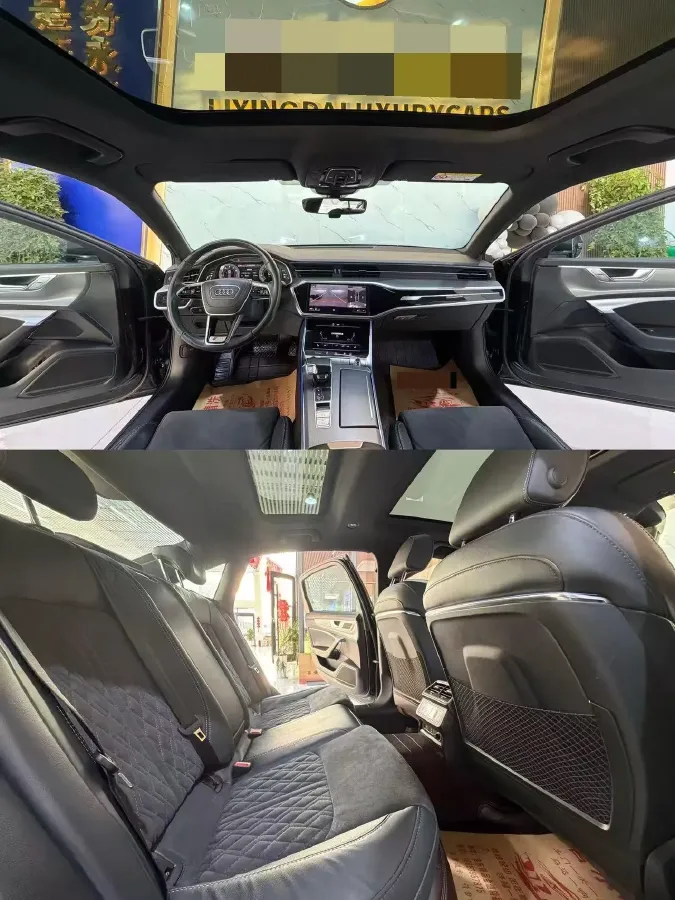 2023 Audi A6L 2.0T 245HP L4 7DCT,autocango,china used car exporter,china ev exporter,chinese used car exporter,chinese used ev exporter