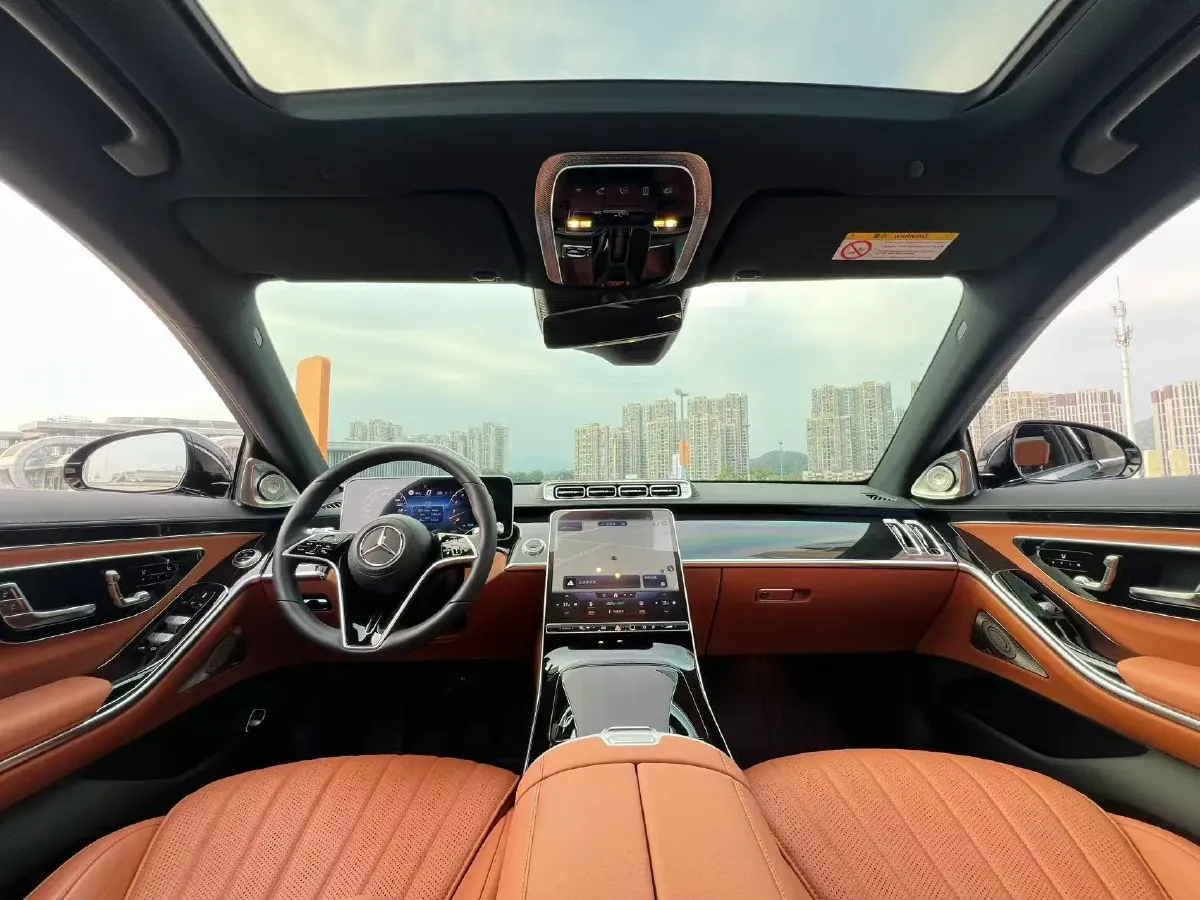 2022 Mercedes-Benz S Class 2.5T 367HP L6 9AT,autocango,china used car exporter,china ev exporter,chinese used car exporter,chinese used ev exporter