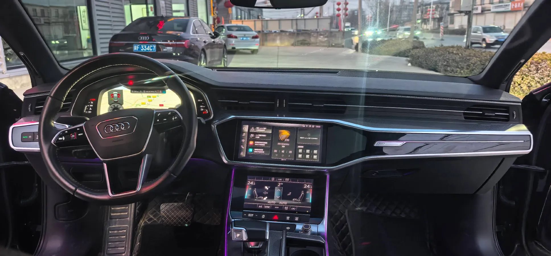 2021 Audi A6L 2.0T 190HP L4 7DCT,autocango,china used car exporter,china ev exporter,chinese used car exporter,chinese used ev exporter