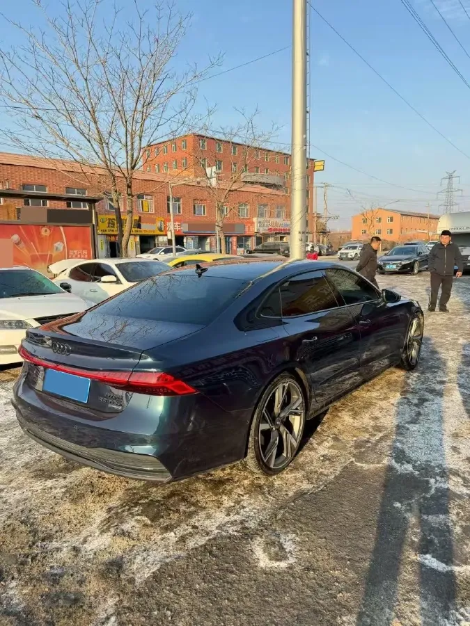 2022 Audi A7L 3.0T 340HP V6 7DCT,autocango,china used car exporter,china ev exporter,chinese used car exporter,chinese used ev exporter